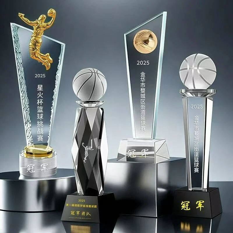 Resin Basketball Crystal Trophy best